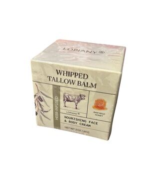 Opia Whipped Tallow Balm - Cream & Gold Packaging